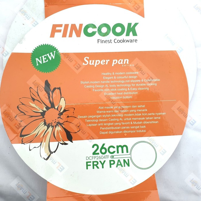 FINCOOK Induction pan 26cm super pan DCP2604TF - frypan induksi