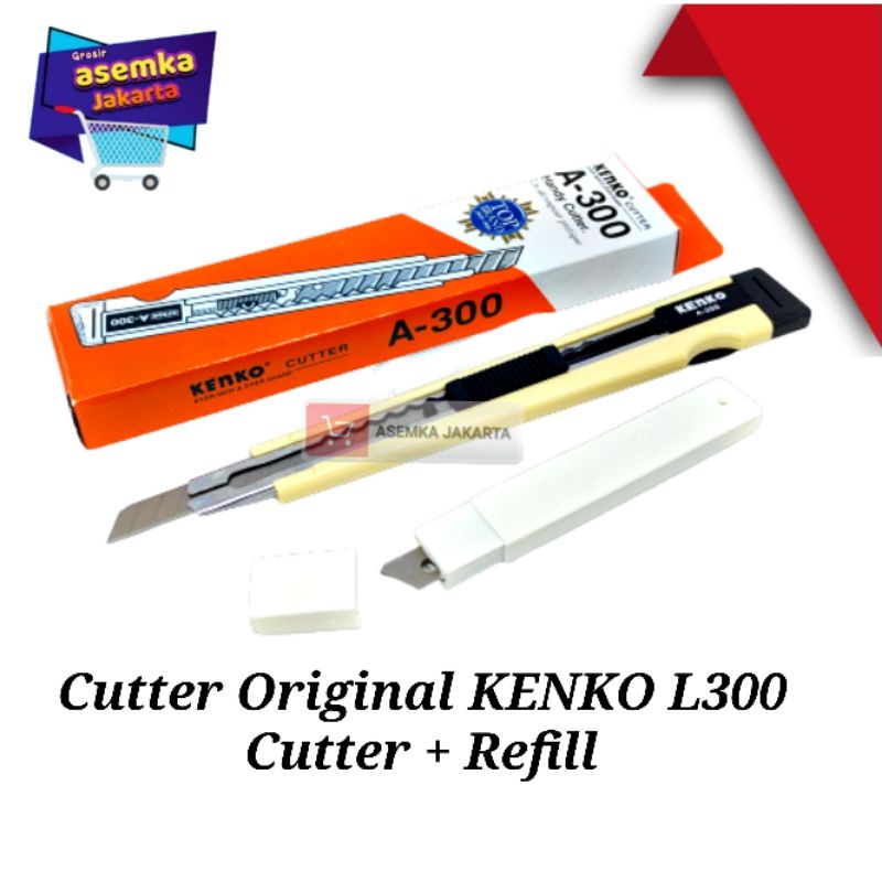 

Pisau cutter A300 kater KENKO+ REFILL