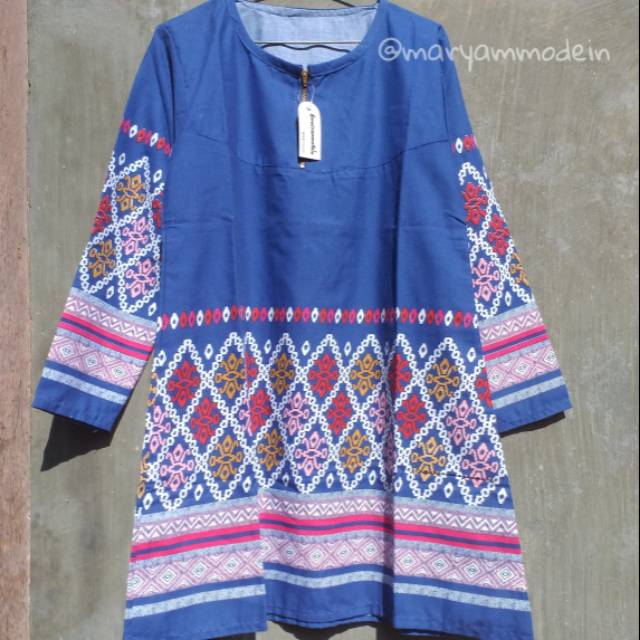 NEW Tunik  Wajik Cantik  Batik  Murah Berkualitas Shopee 