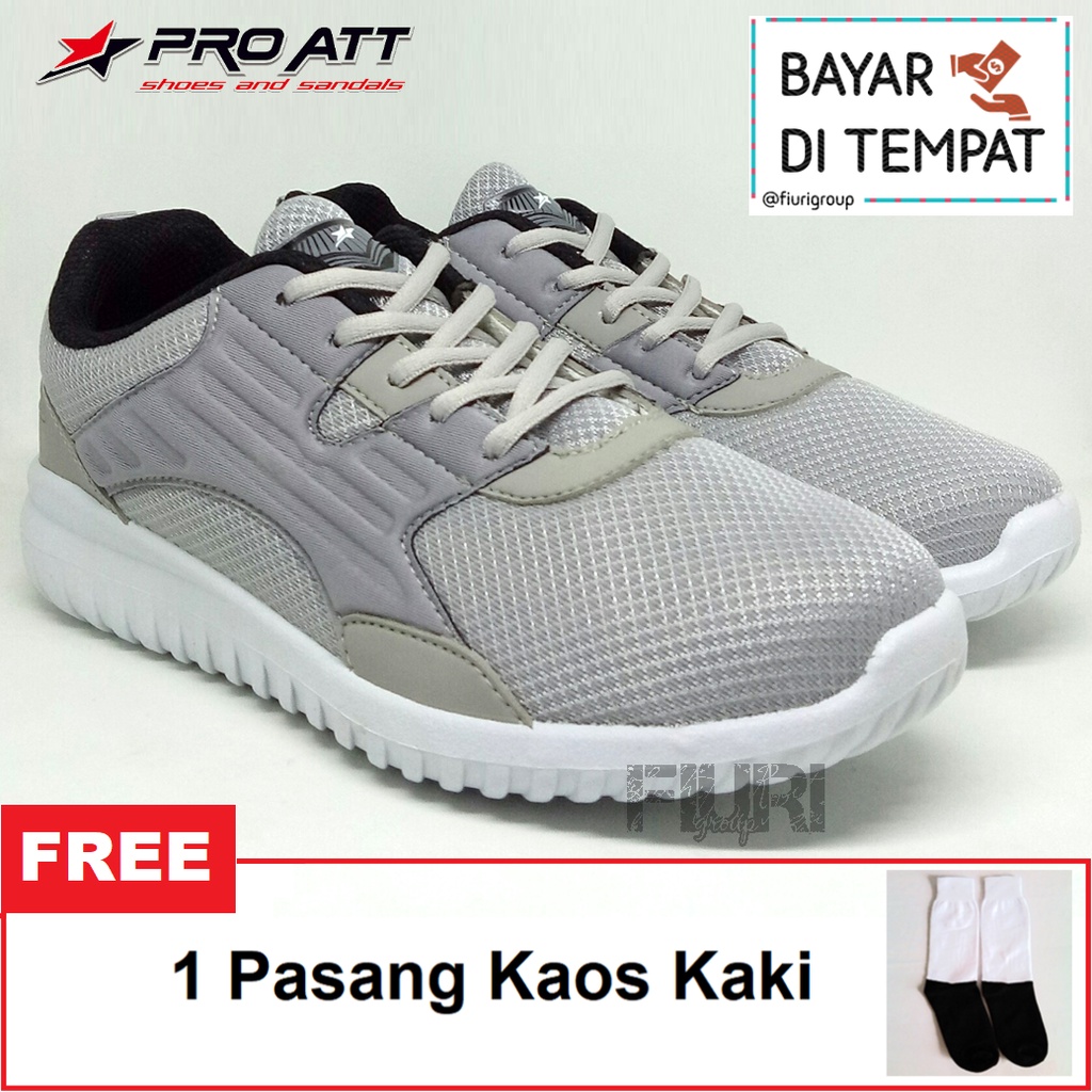 FIURI – PRO ATT ORIGINAL – FRC 001 ABU ABU 39-43 - SEPATU KETS PRIA - SEPATU SNEAKERS PRIA - SEPATU OLAHRAGA SPORT PRIA - SEPATU CASUAL KANVAS - SEPATU JOGGING LARI FITNESS GYM SENAM PRIA - SEPATU ANAK LAKI-LAKI COWOK - SEPATU SEKOLAH BERTALI SD SMP SMA