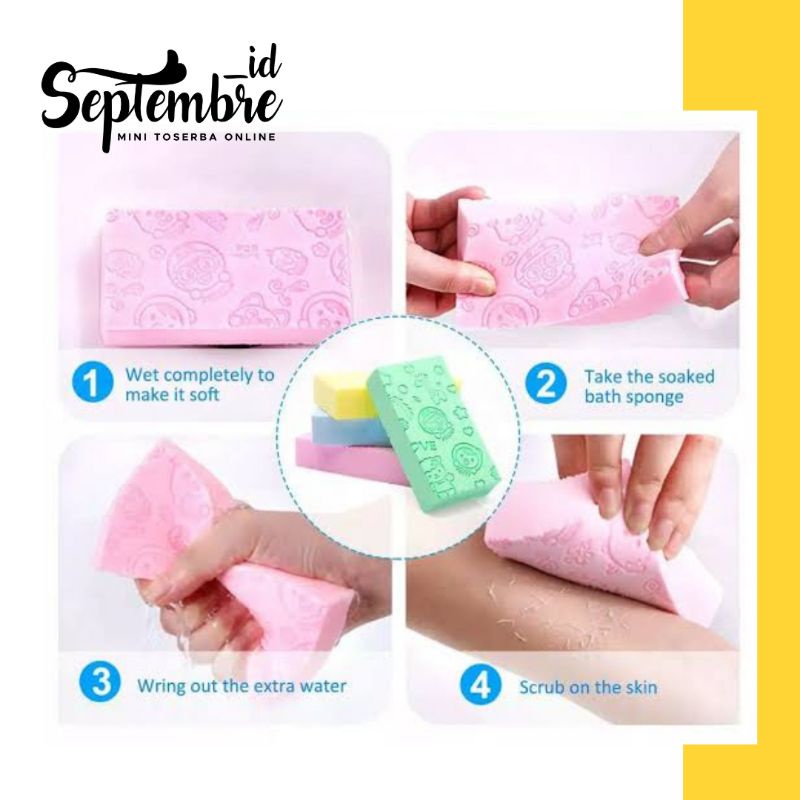 Spon Mandi Spon Daki Spon Penghilang Daki Spon Gosokan Daki Gosokan Badan Pengganti Batu Kali