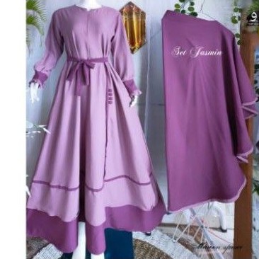 Gamis set itycrepe Ori berkah165