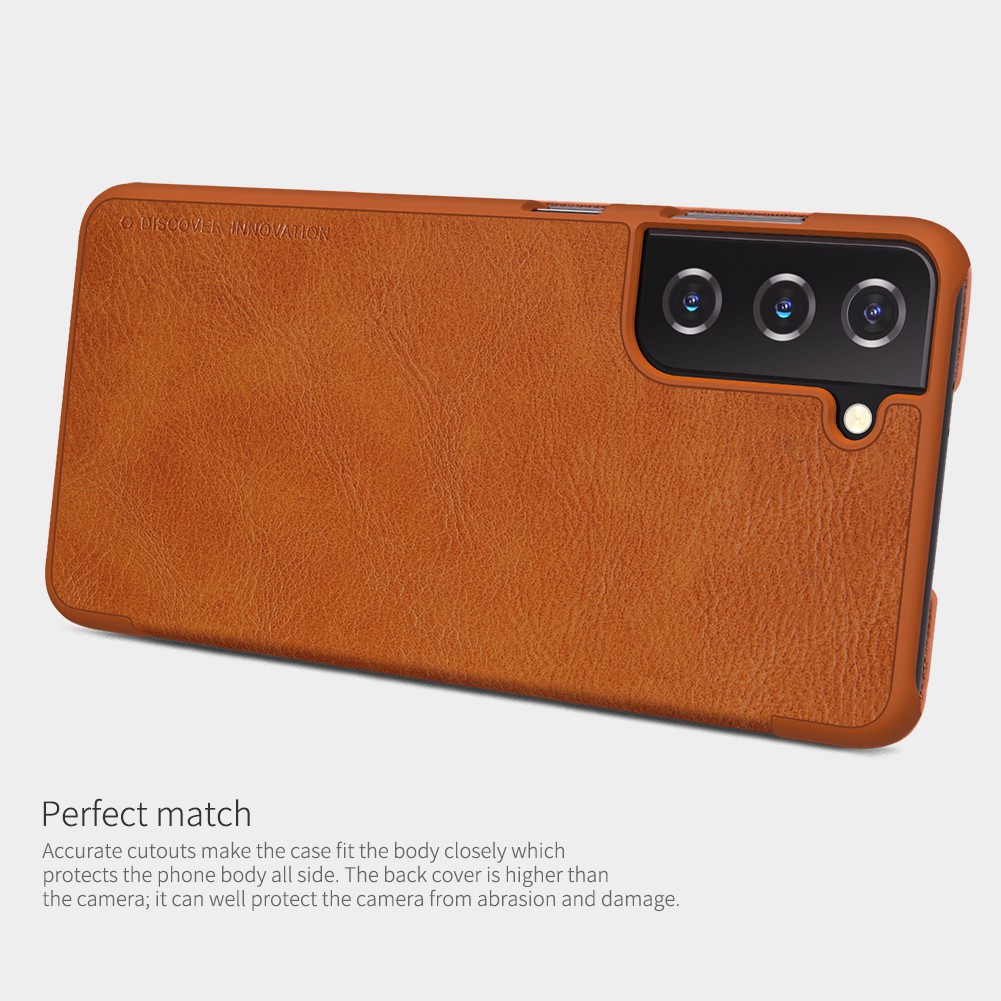 Flip Cover SAMSUNG Galaxy S21 Nillkin Qin Leather Case Ori