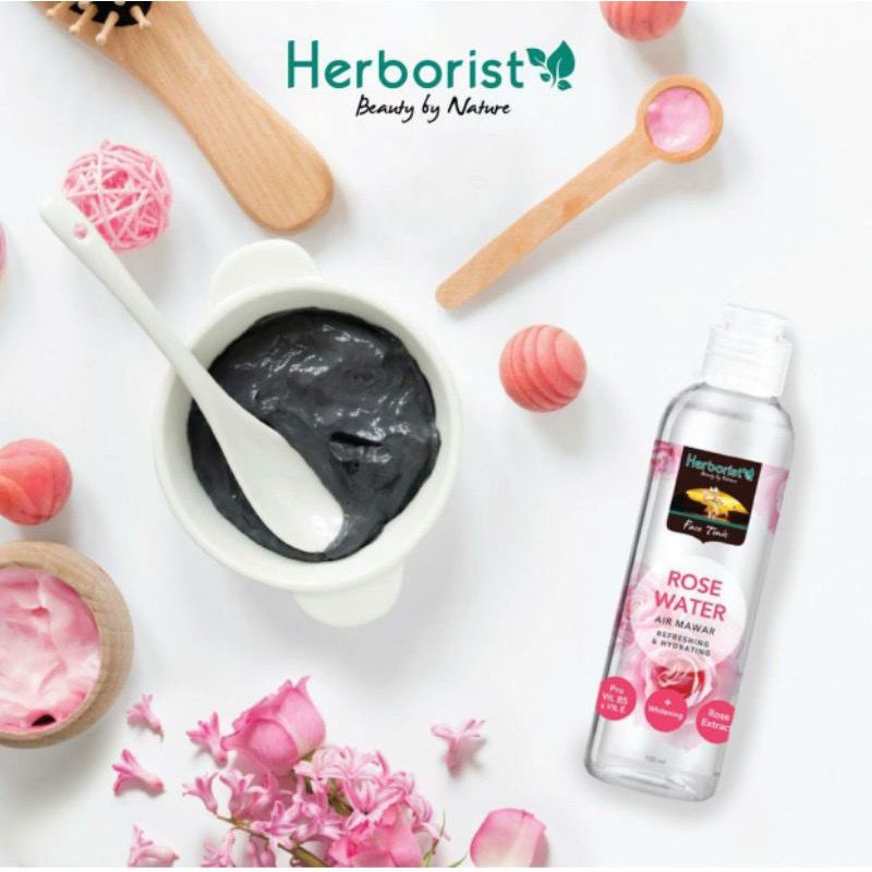 `ღ´ PHINKL `ღ´ 𝕙𝕖𝕣𝕓𝕠𝕣𝕚𝕤𝕥  Herborist Rose Water air mawar penyegar wajah membersihkan kulit