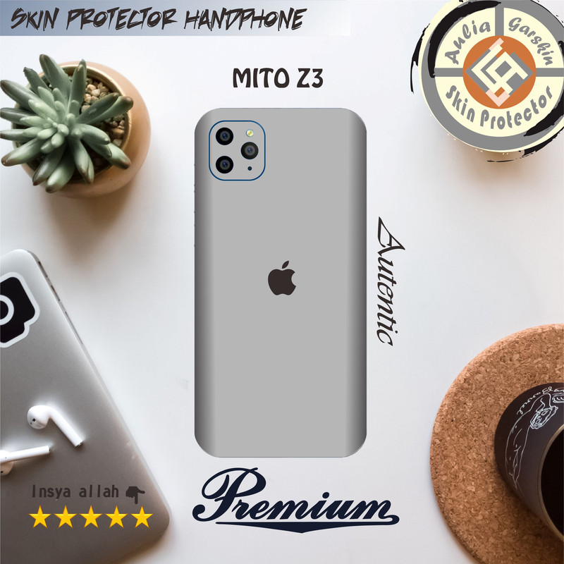 Garskin HP Mito Z3 Motif Iphone Grey   - Free Custom Motif
