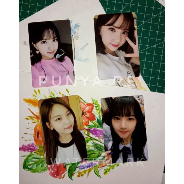 Photocard gfriend eunha yerin umji