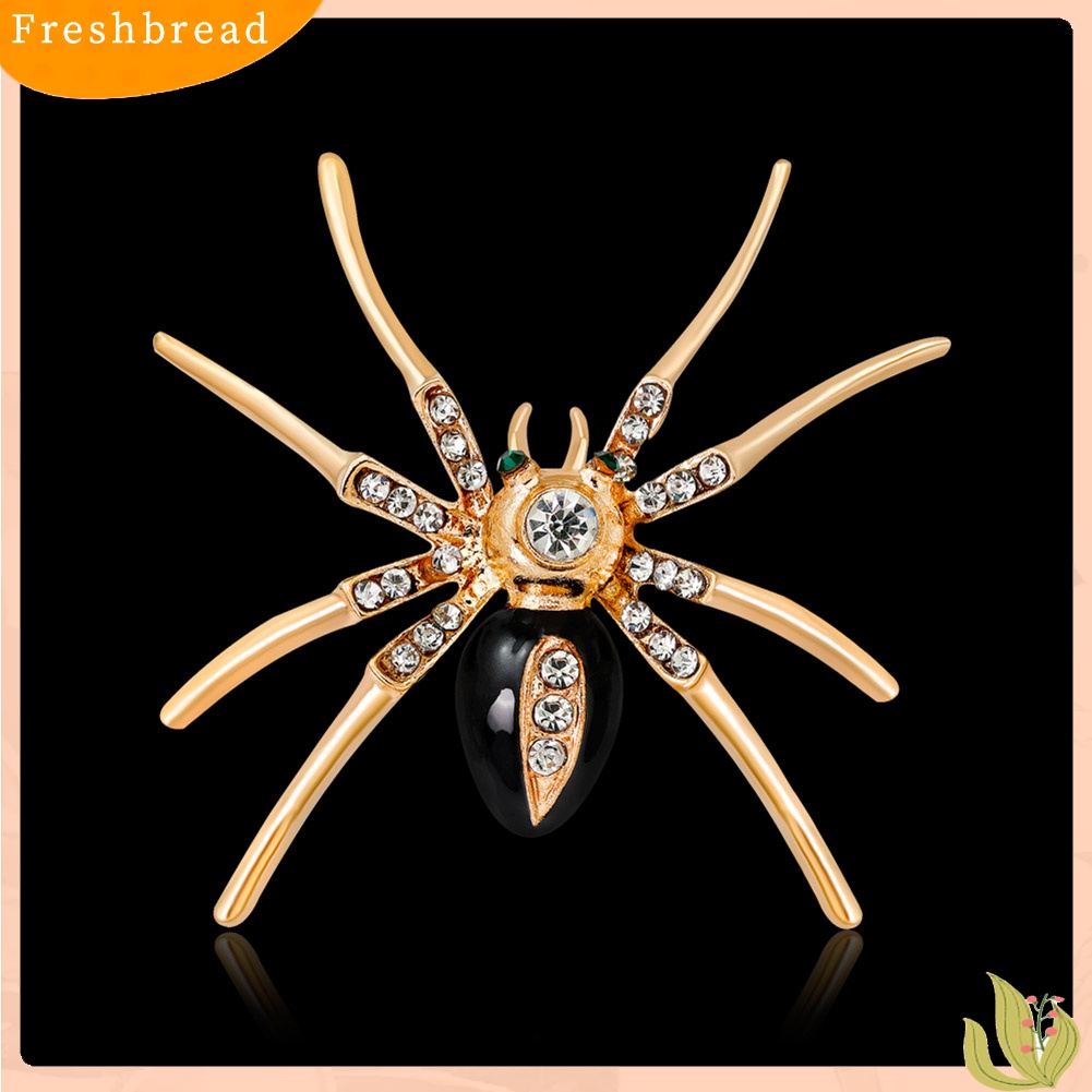 [ TERLARIS]Fashion Spider Gift Women Collar Brooch Pin Clip Scarf Wedding Party Jewelry