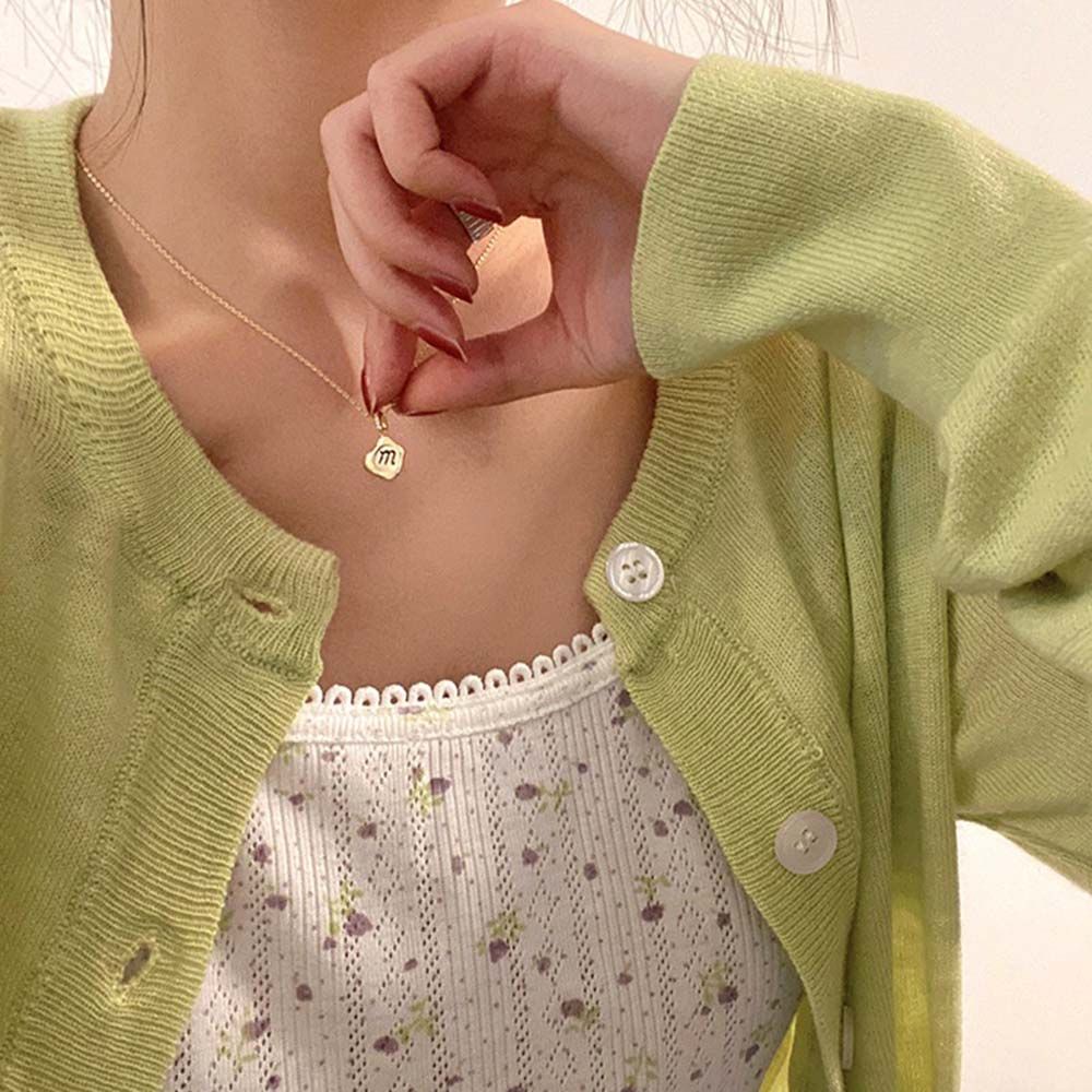 Needway  Irregular Metal Necklace Simple Female Chokers Clavicle Chain Women Cute Korean Alloy Temperament Girls Fashion Jewelry/Multicolor