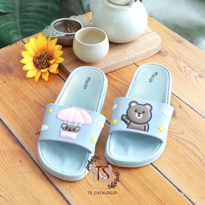 Sandal Slop Anak Bear Colourfull Best Seller Import Mokaya V202-D