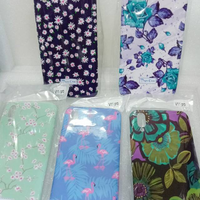 Vivo V11 Pro Soft Case Motif Bunga