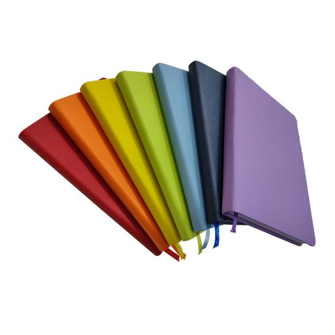

Buku Agenda Kulit Hard Cover / Notebook A5 Rainbow Series - Merah, Kotak - Kotak Kode 1438