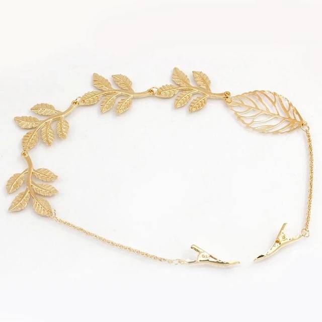 Headchain Headpiece HIASAN KEPALA / JEPITAN RAMBUT DAUN IMPORT AKSESORIS MAHKOTA RAMBUT