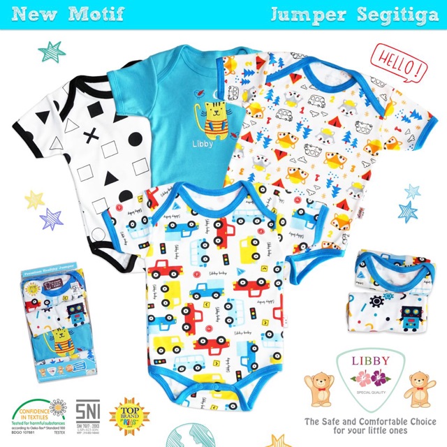 Libby Jumper ISI 1 Segitiga Premium boy Motif Random