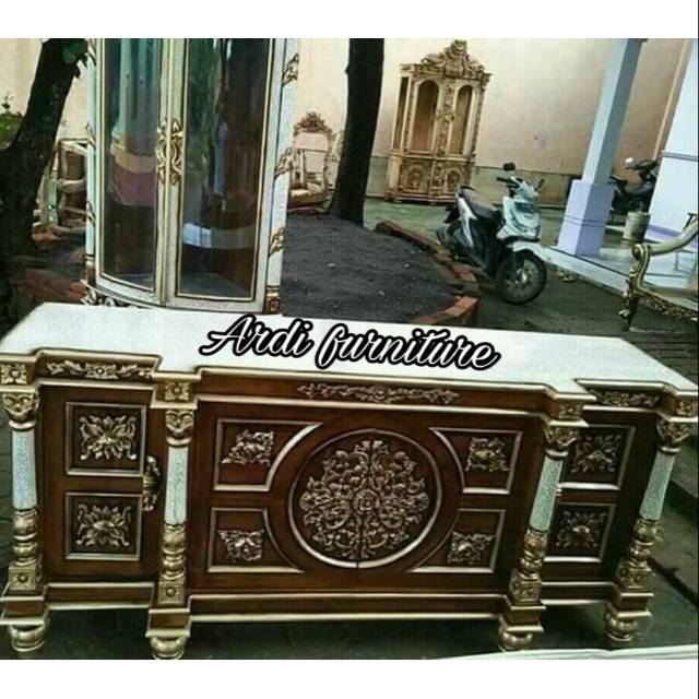 Bufet meja tv,rak tv ukir jepara,kerajinan asli jepara