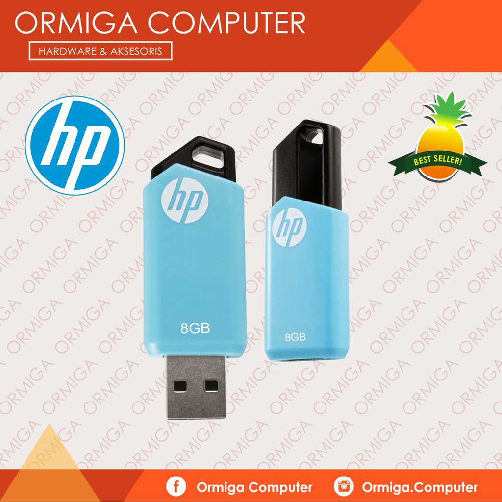 FLASHDISK HP 8GB - USB 2.0 ORIGINAL