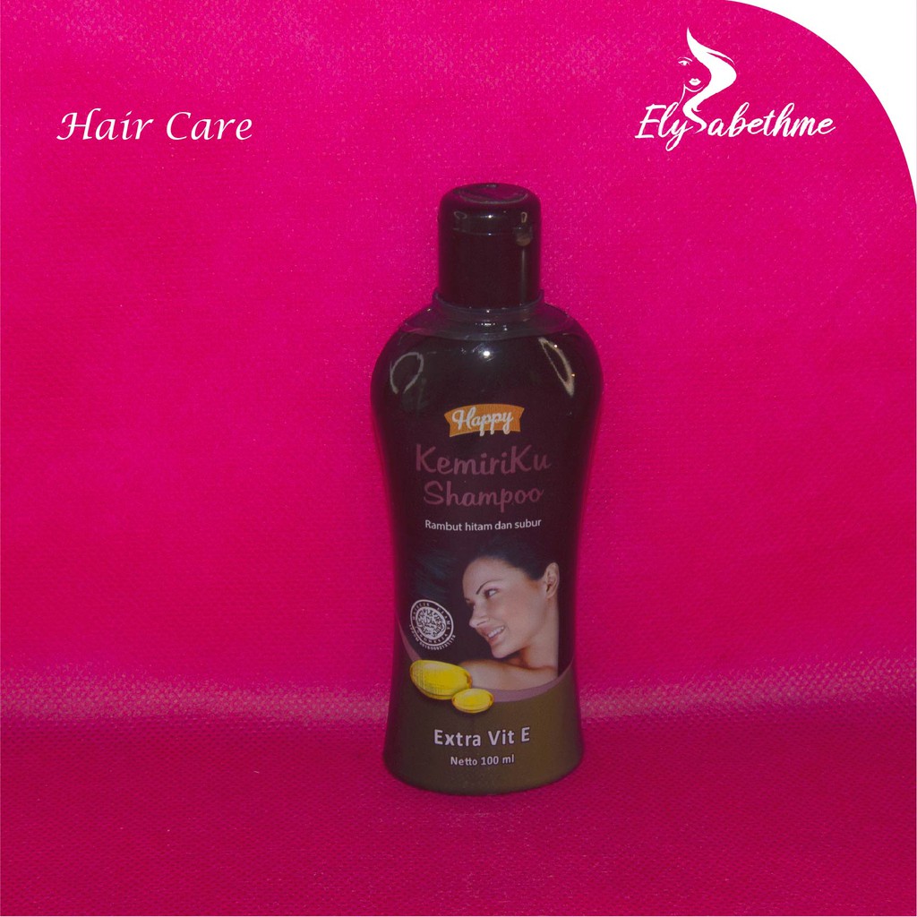 ✿ELYSABETHME✿ Happy kemiriku shampoo shampo kemiri bakar penumbuh rambut hitam pemanjang