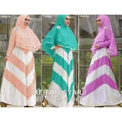 NEW Butik Gamis Syari Afifah (konveksi,pusat,produsen) Best Seller