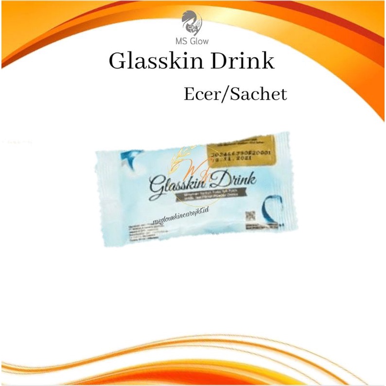 ECER GLASSKIN DRINK MS GLOW / SACHET GLASSKIN DRINK