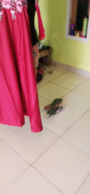 Kemeja Batik Merah Merona