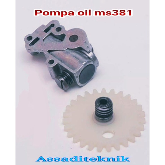 POMPA OLI MESIN CHAINSAW MS381