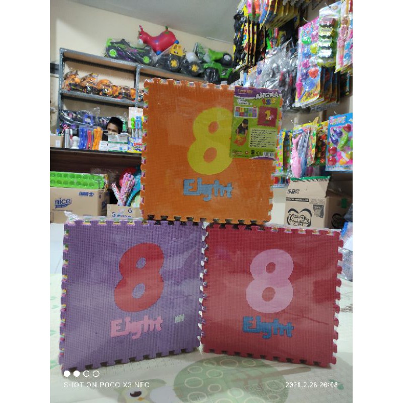 Puzzle karpet busa angka BERKUALITAS