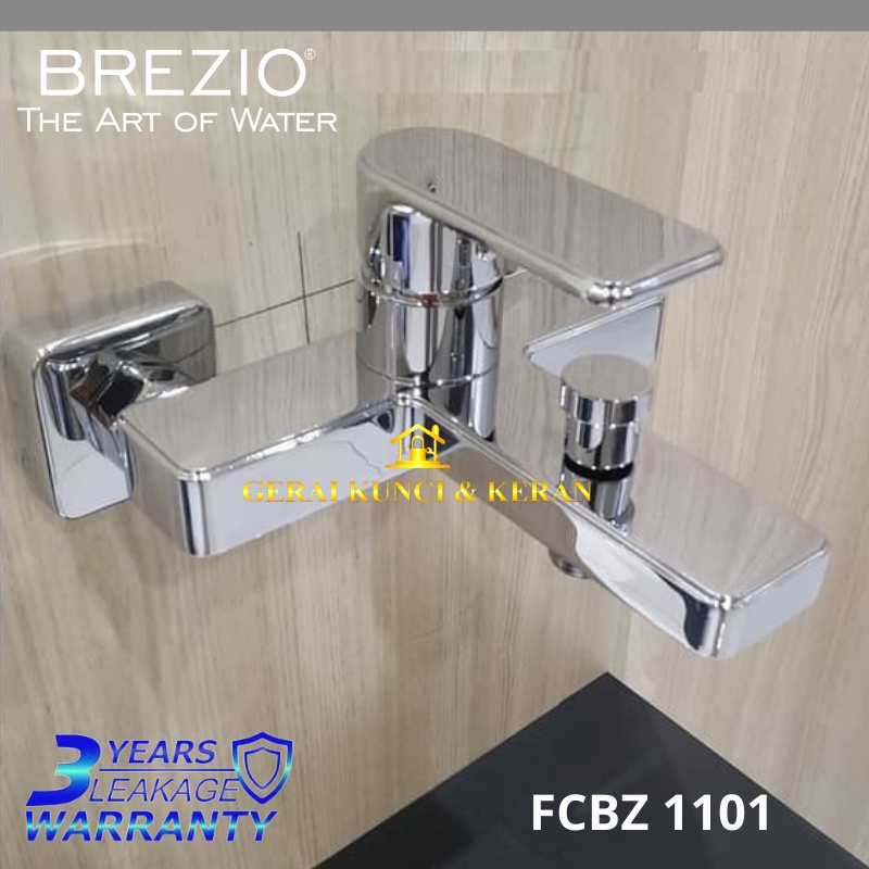 BREZIO FCBZ 1101 Keran Mixer Bath Shower Mandi Panas Dingin Kran Air