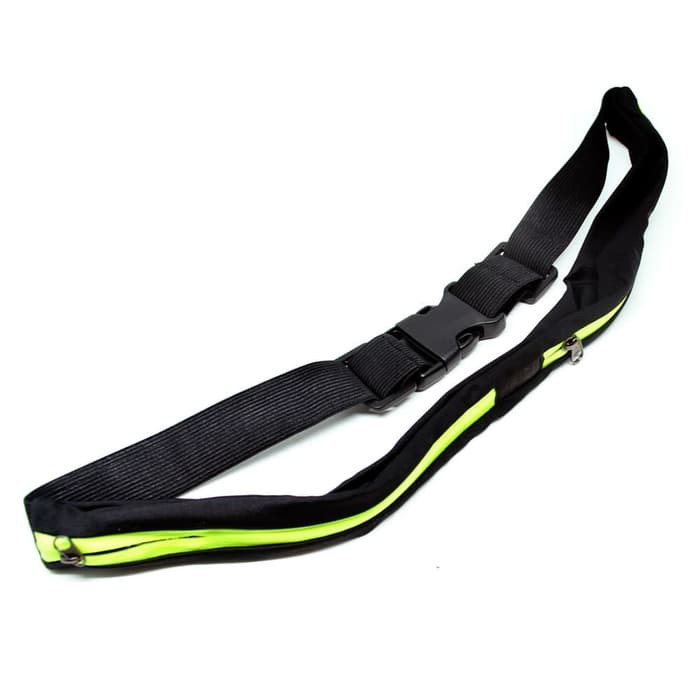 Tas Pinggang Olahraga Sport Waist Bag 2 Slot Elastis Karet