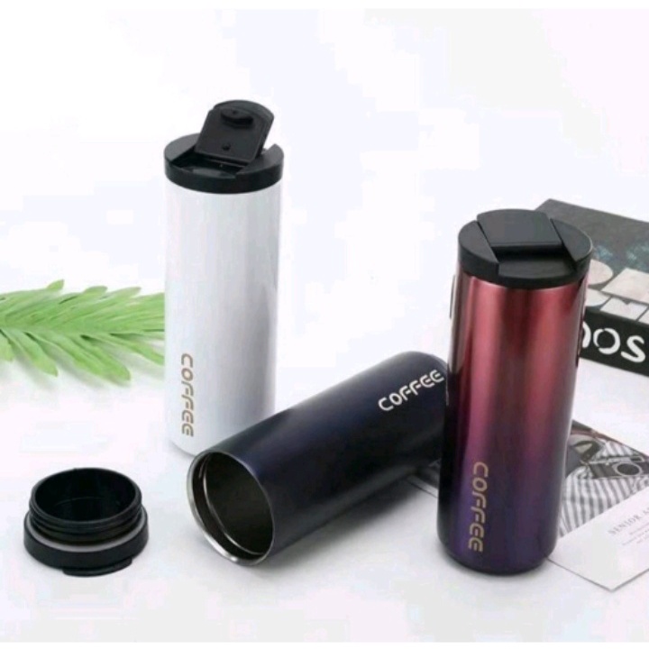 Termos Coffee Mug Stainless Steel Vacuum Insulated 500ML Tahan Panas / Dingin Kopi