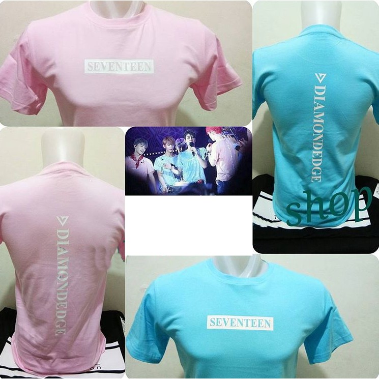 tshirt seventeen kaos seventeen baju seventeen diamond edge kpop