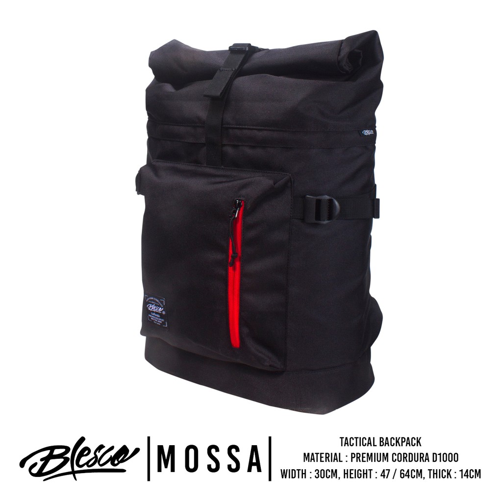 Tas Punggung Traveling Outdoor Laptop Hitam