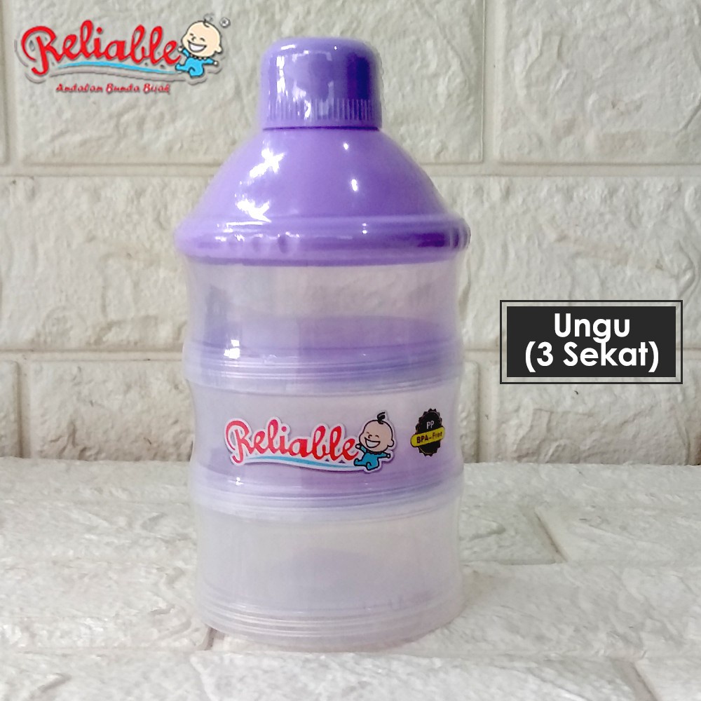 Tempat susu bayi susun Baby Powder Container berbagai merk