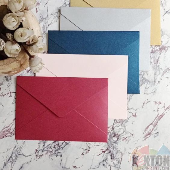

۞ 1 PACK Amplop Jasmine A6 Fancy Premium Blue Red Silver Gold Pink - Royal Blue ➪