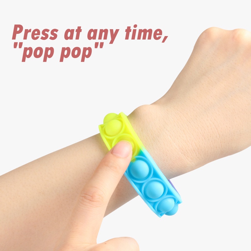 COD TJM - Pop It / Pop It Murah / Gelang Pop It / Mainan Gelang Pop It /  fidget push Pop Its Fidget Toy Push bubble kids-7