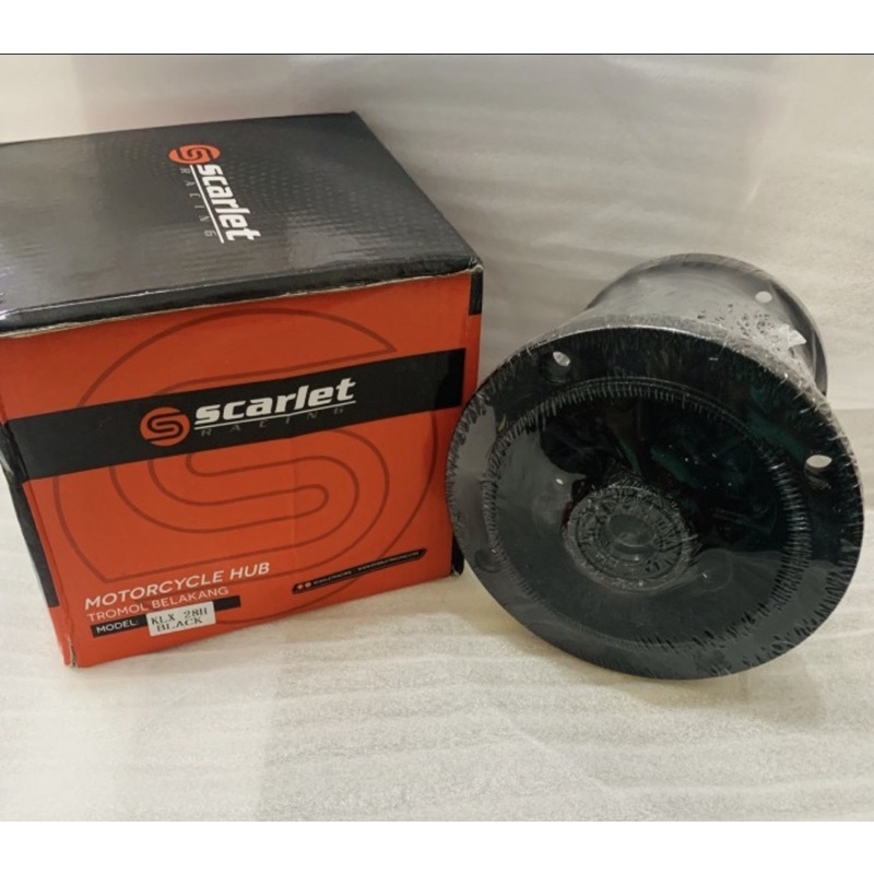 TROMOL BELAKANG HOLE 28 H28 KLX150 KLX 150 BLACK HITAM SCARLET DOBEL