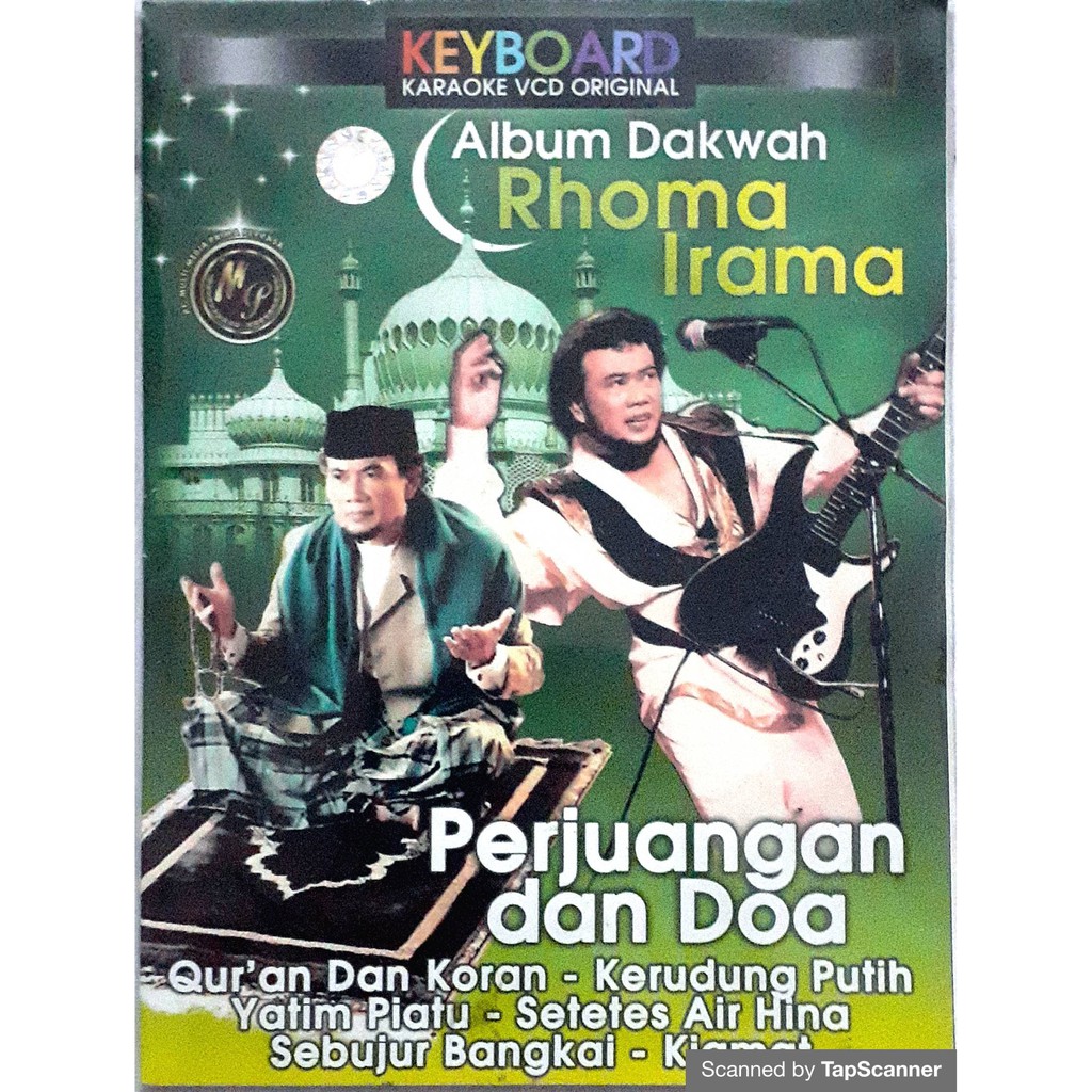 Album Dakwah Rhoma Irama Perjuangan dan Doa Karaoke | VCD Original