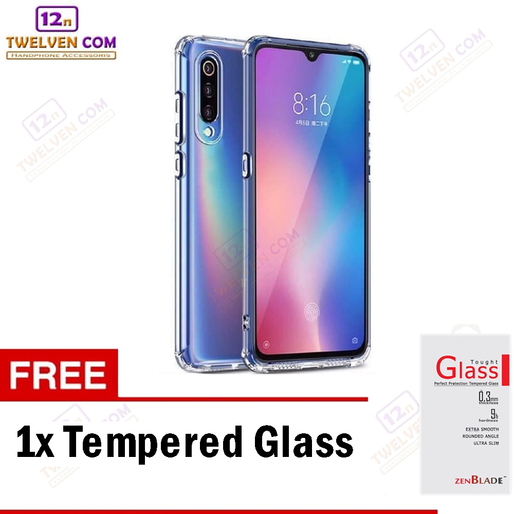 [FLASH SALE] Case Anti Crack Anti Shock Softcase Samsung A20s - Free Tempered Glass