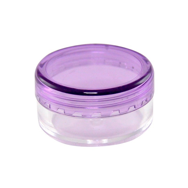 POT KECANTIKAN SERUM/CREAM/LIP BALM MURAH - KEMASAN SAHRE IN JAR 3GRAM WADAH BENING TUTUP COLORFULL