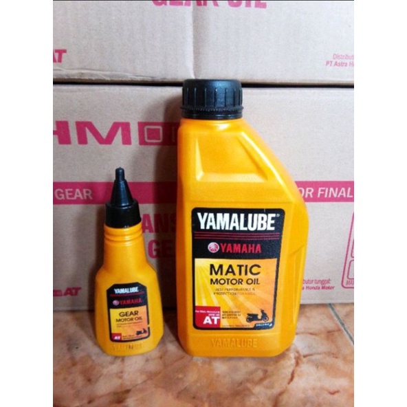 PAKET HEMAT OLI MESIN MATIC YAMAHA DAN OLI GARDAN MATIC YAMAHA