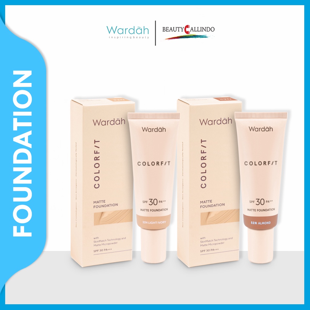 Wardah Colorfit Matte Foundation SPF 30