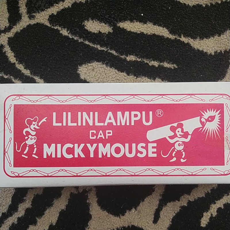 lilin lampu cap Micky mouse
