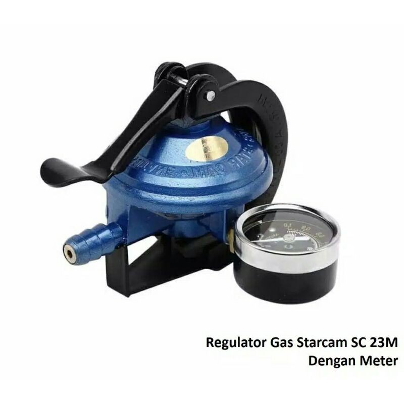 Regulator Gas Star Cam SC-T12RM Meter BLACK SNI