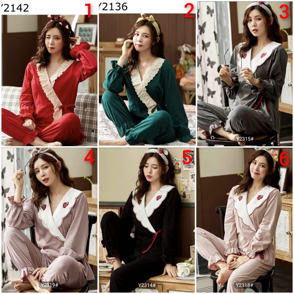 baju tidur kimono pp bahan kaos import premium