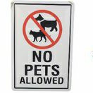 

A04059 Signage NO PETS ALLOWED Label Dilarang Bawa Binatang