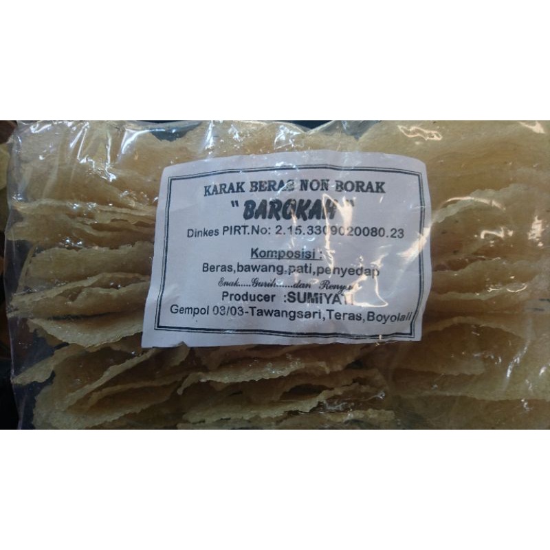 

kerupuk gendar beras 500gr