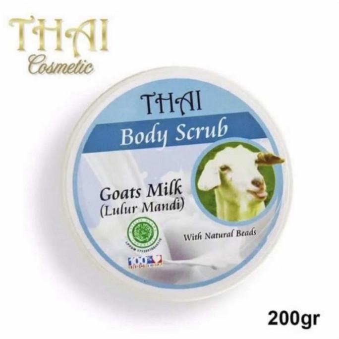 DISKON Thai Scrub Goat Milk 200gr - Lulur Susu kambing