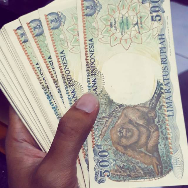 uang kuno 500 rupiah orang utan