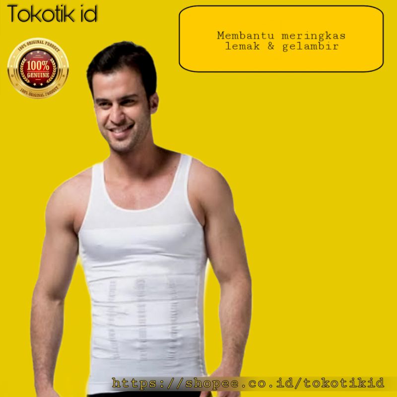 Kaos dalam pria / Singlet Slim N Lift Body Shaping