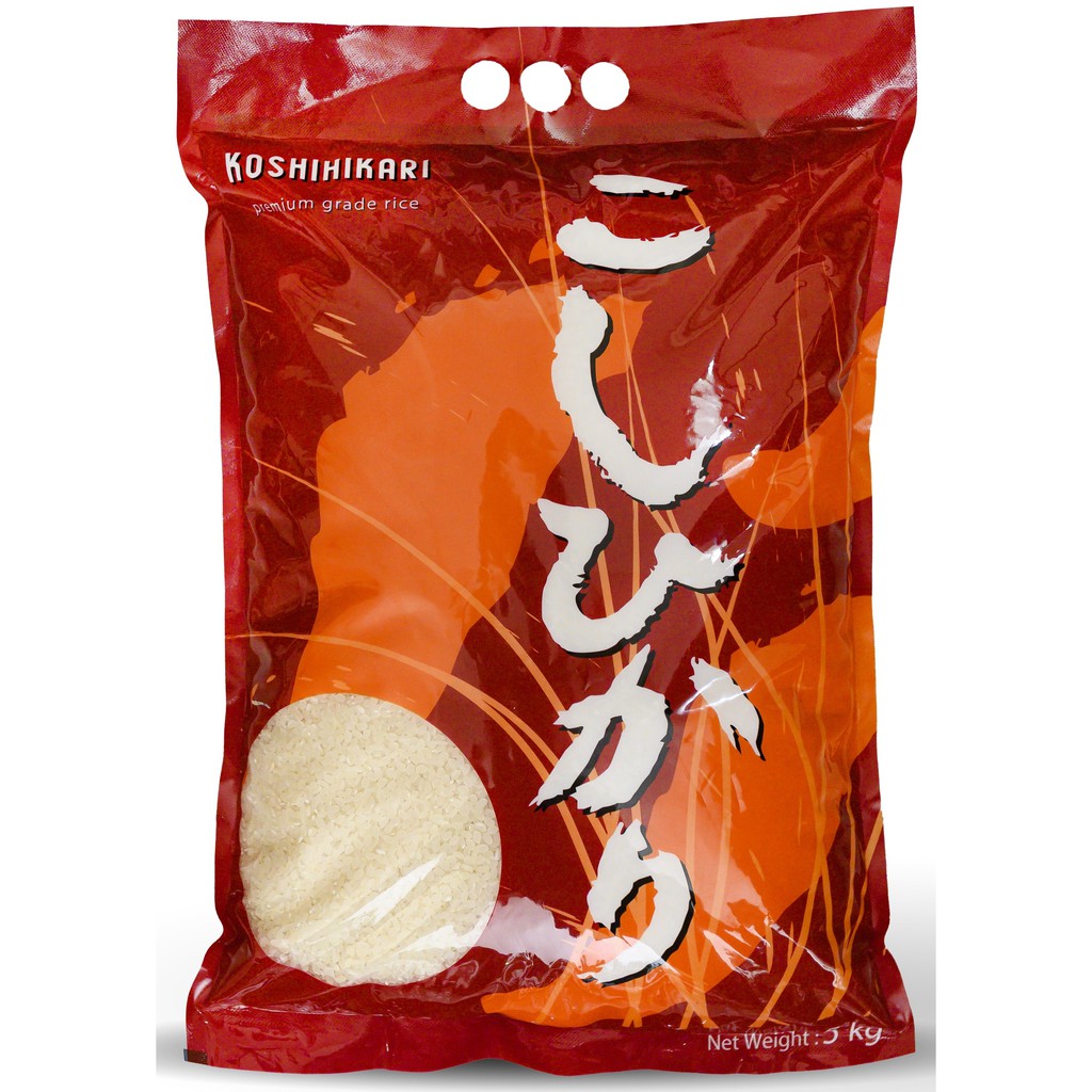 

Beras Jepang Premium Koshihikari Merah 5KG