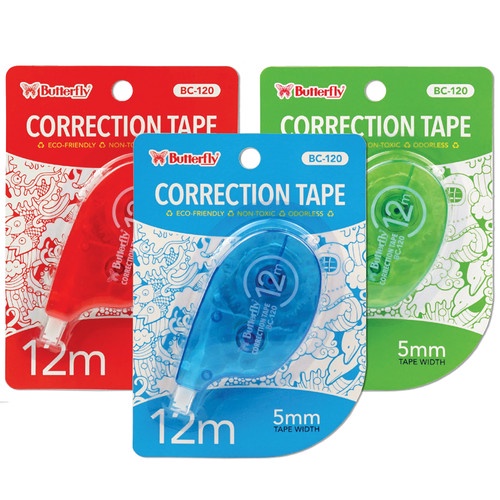

MyC Correction Tape Pita Koreksi Butterfly BC-120 original