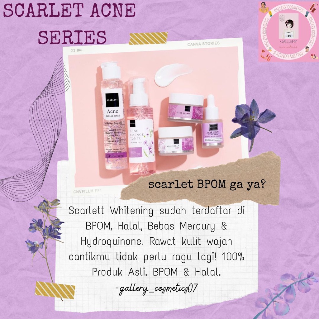Scarlett Paket Acne Skincare